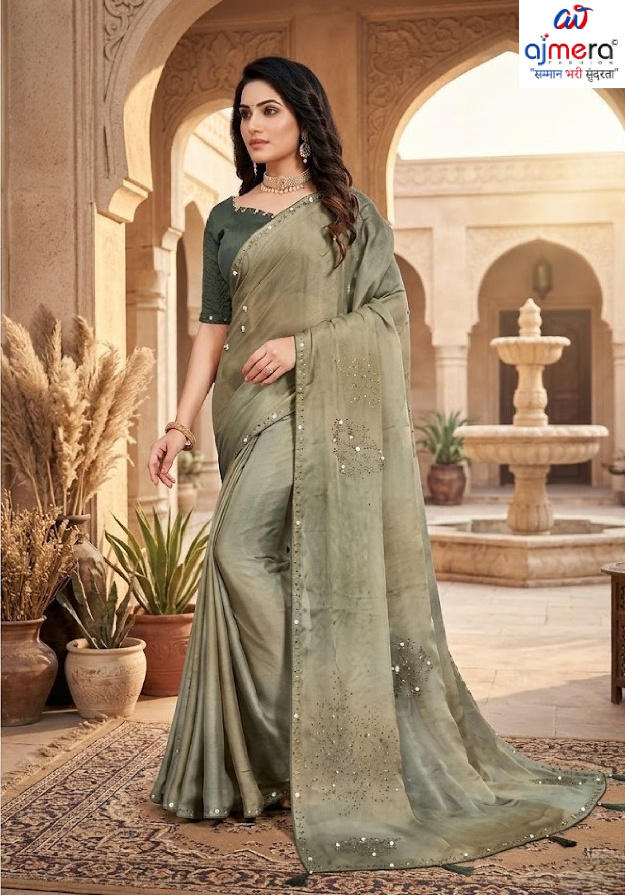 Graceful Printed Saree with Blouse Piece for Modern Ethnic Fashion | RDD-BHARGAVI