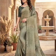 Graceful Printed Saree with Blouse Piece for Modern Ethnic Fashion | RDD-BHARGAVI