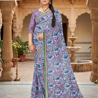 Trendy Printed Saree without Blouse for Women’s Ethnic Wardrobe | GLC-WOMEN OF INDIA