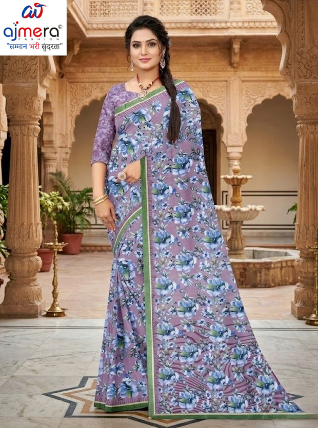 Trendy Printed Saree without Blouse for Women’s Ethnic Wardrobe | GLC-WOMEN OF INDIA