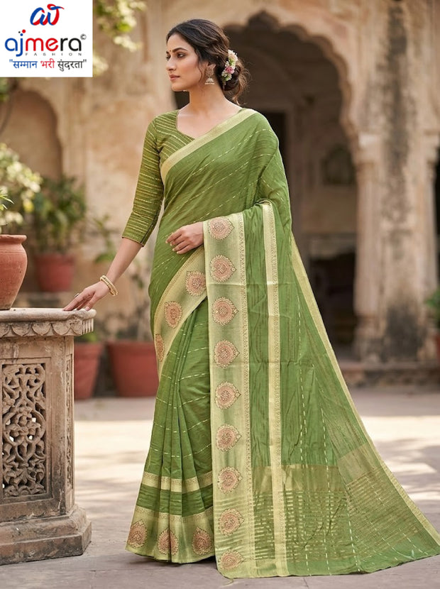 Premium Jacquard Silk Saree without Blouse for Ethnic Celebrations | DNA-KANAK SILK