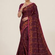 Handloom Cotton Saree with Without Blouse for Premium Ethnic and Traditional Wear | PJA-DIAMOND COTTON