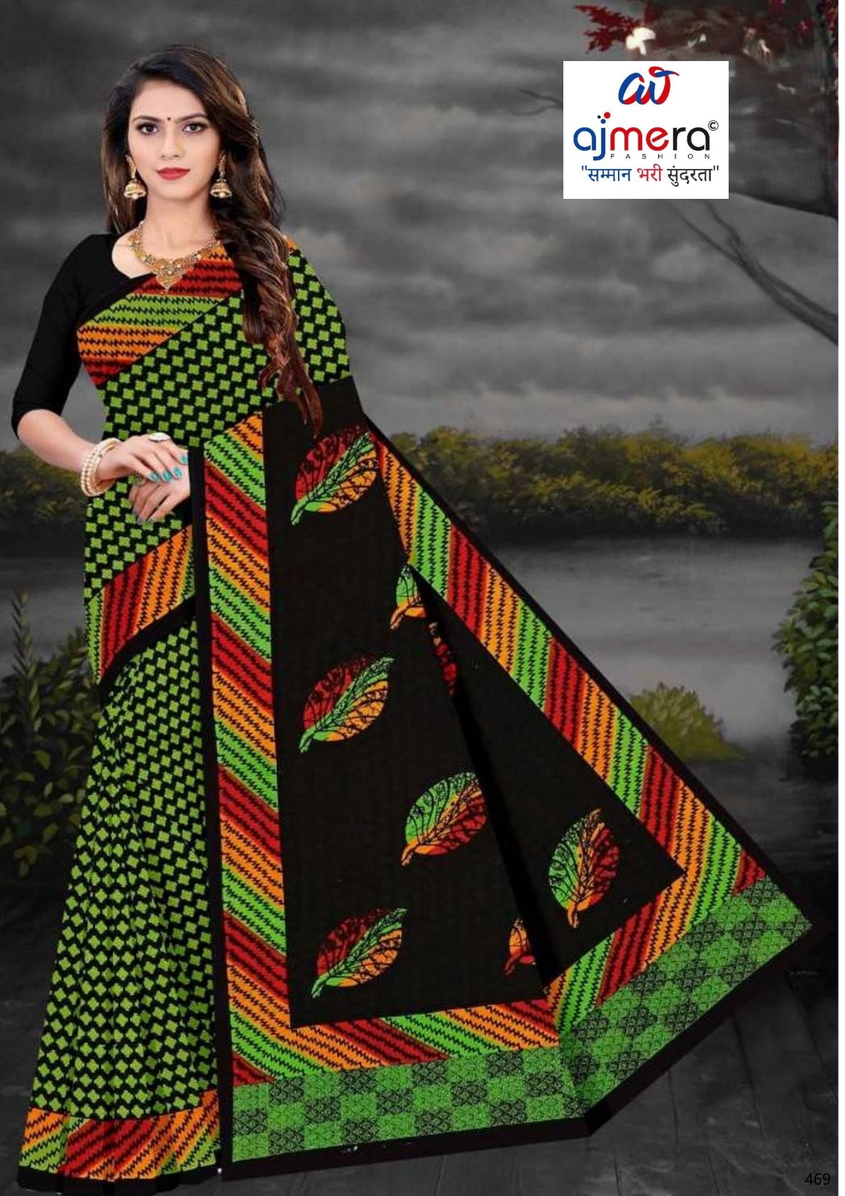Printed Cotton Saree with Without Blouse for Premium Ethnic and Traditional Wear | TLS-DAMAN VOL-18