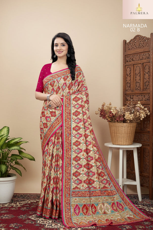 Palmera Saree Wholesaler and Palmera Saree Supplier | ALL-NARMADA-02
