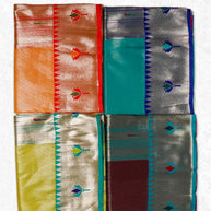 Elegant Jacquard Silk Saree with Designer Blouse Piece for Festive Elegance | DS-SANVI