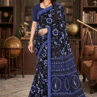 Beautiful Printed Saree with Blouse Piece for Cultural Celebrations | GLC-PALAV