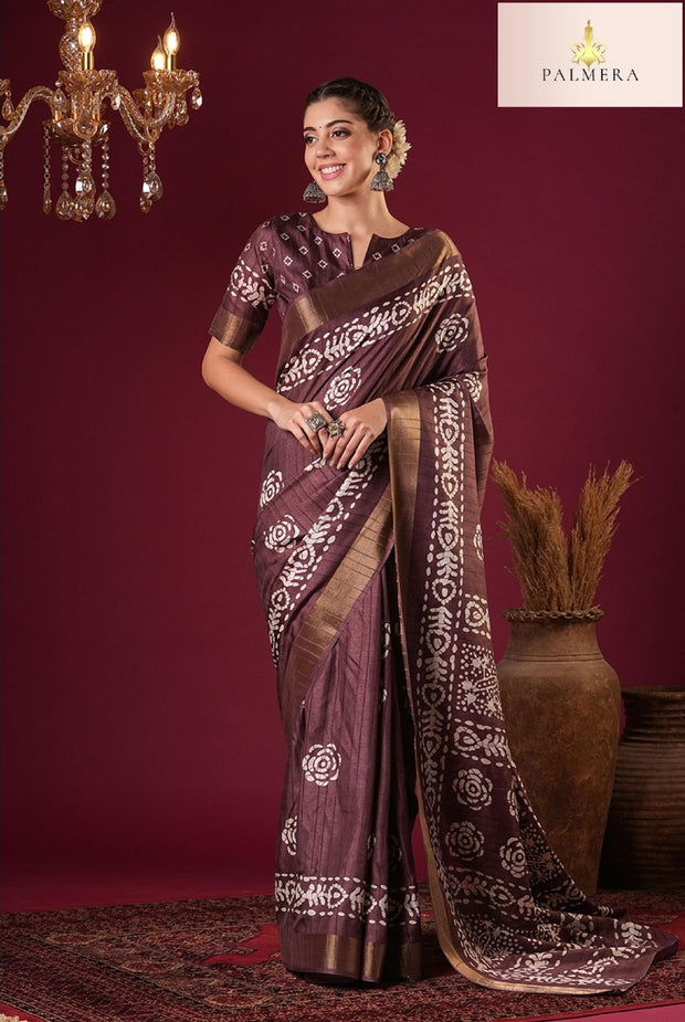 Holland Silk Handloom Silk Saree with Blouse for Premium Ethnic and Traditional Wear | ALL-HOLLAND SILK-100