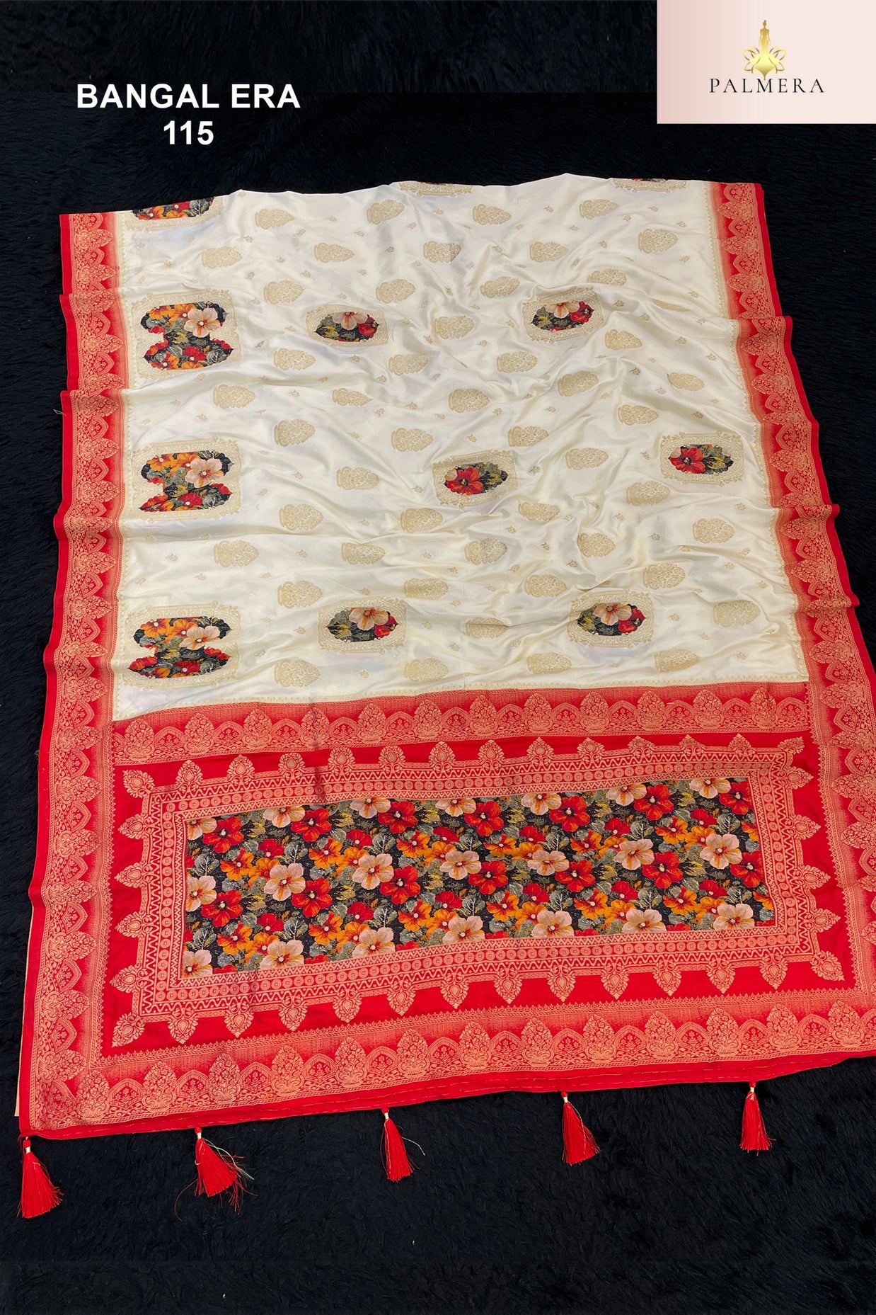 Bangal Era Nylon Saree with Blouse for Premium Ethnic and Designer Wear | ALL-BANGAL ERA-115