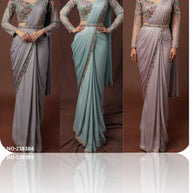 Designer Lycra Gown for Women | SDO-218384