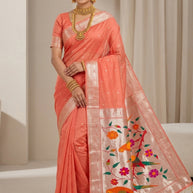 Celebration Rapier Silk Matching Saree With Blouse Piece | DKS-SAFALI