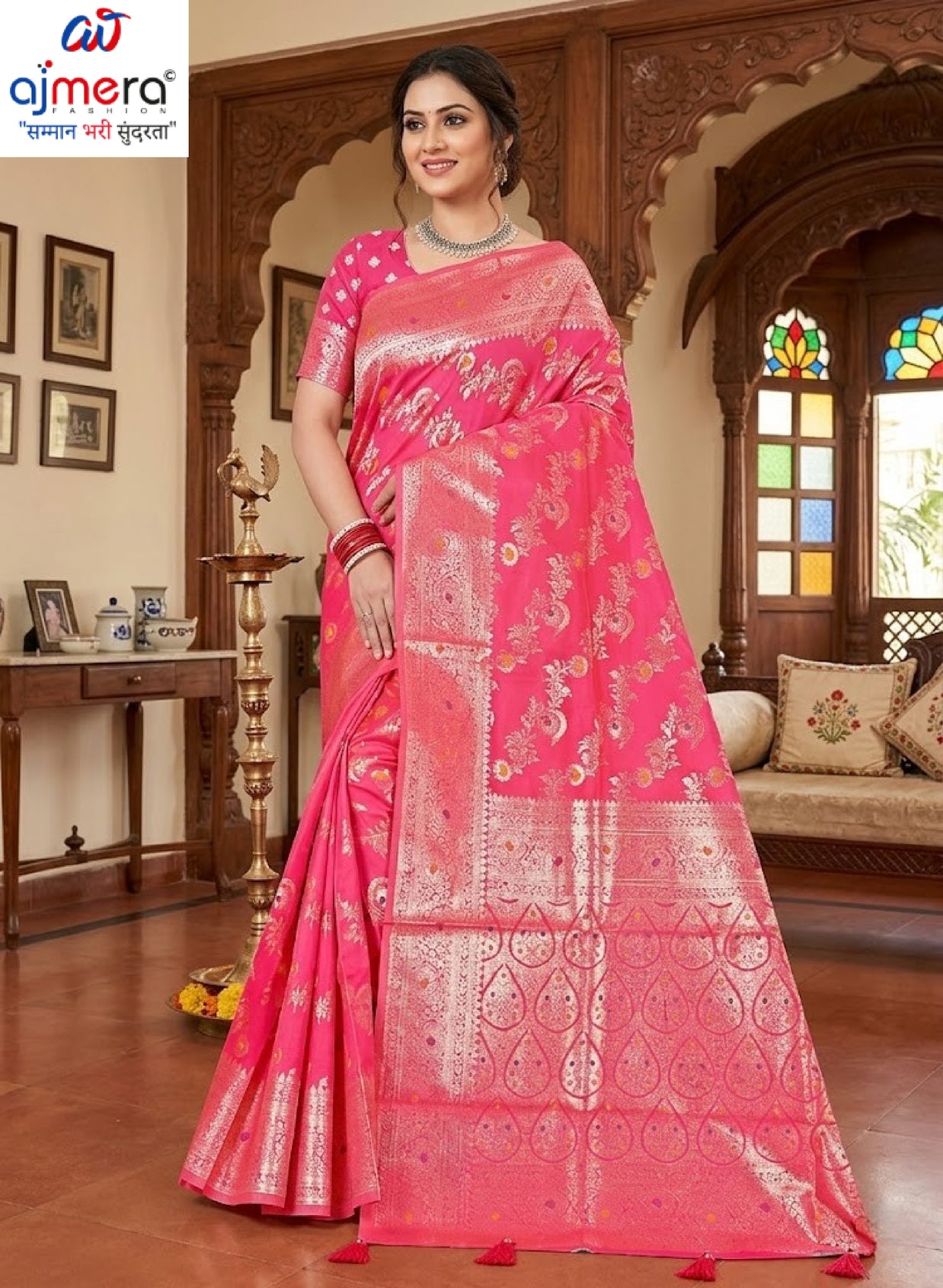 Premium Craft Jacquard Silk Saree With Blouse Piece | TUL-CLEAR SILK VOL-102