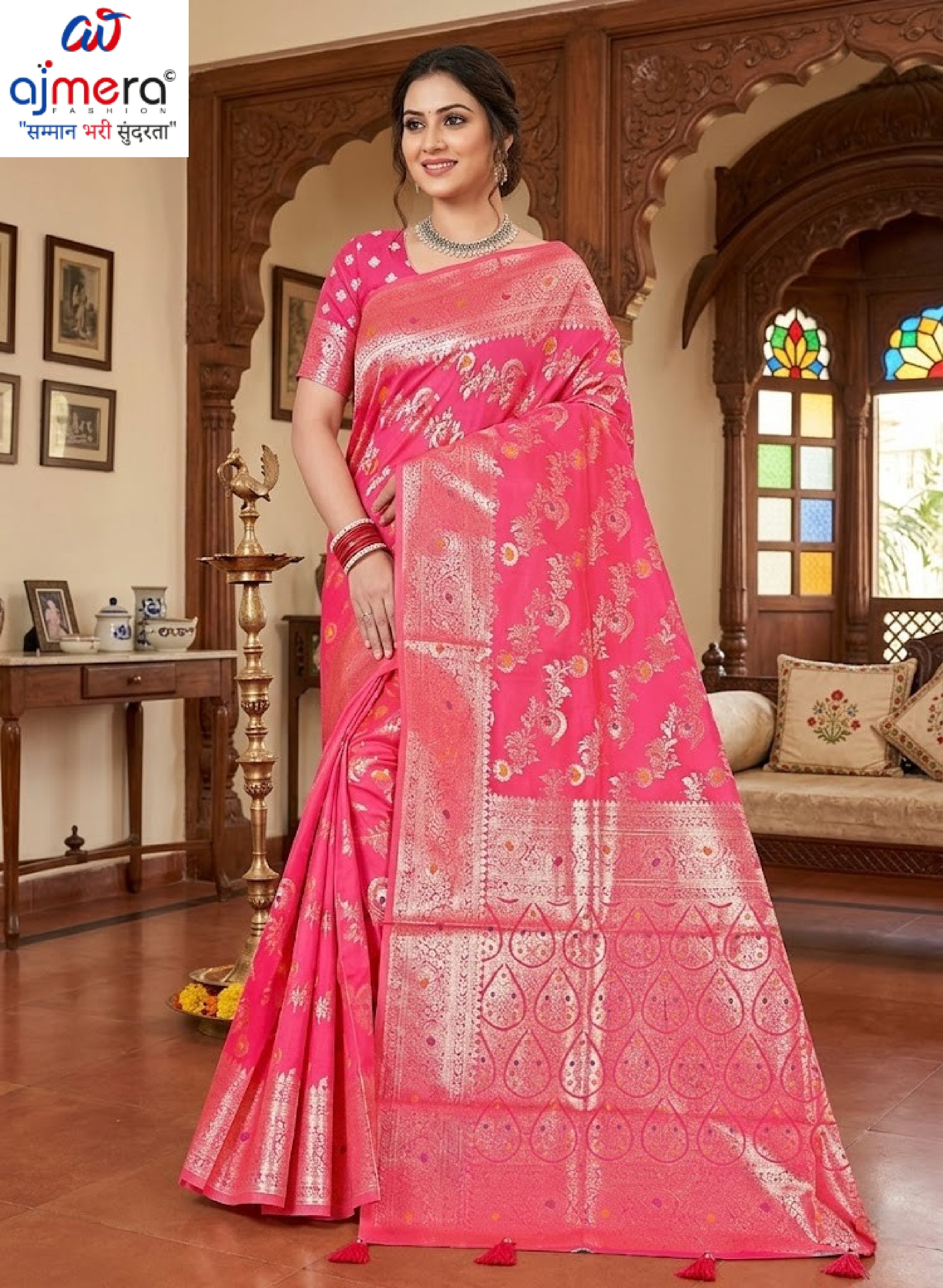 Premium Craft Jacquard Silk Saree With Blouse Piece | TUL-CLEAR SILK VOL-102