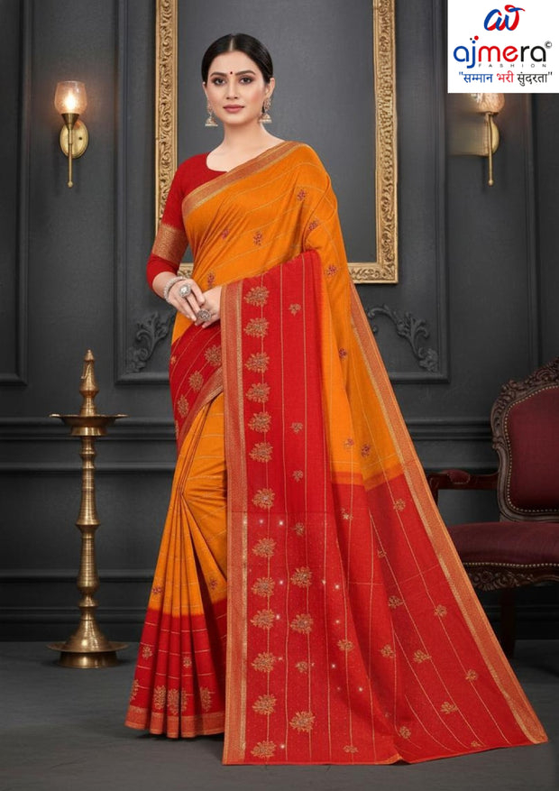 Suti Cotton Saree with Blouse Piece for Premium Ethnic and Traditional Wear | BRK-SOFIA BP