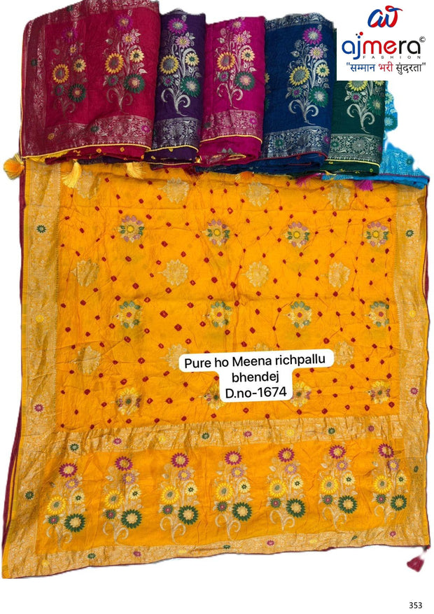 Traditional Heritage Saree with Blouse Piece for Premium Ethnic and Traditional Wear | SXS-1674