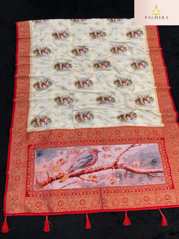 Bangal Era Nylon Saree with Blouse for Premium Ethnic and Designer Wear | ALL-BANGAL ERA-114