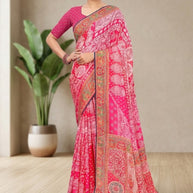Fashionable Printed Saree with Blouse Piece for Festive Collection  | RMF-JASLEEN VOL-2
