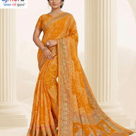 Graceful Printed Saree with Blouse Piece for Modern Ethnic Fashion | RDD-INDIRA VOL-03