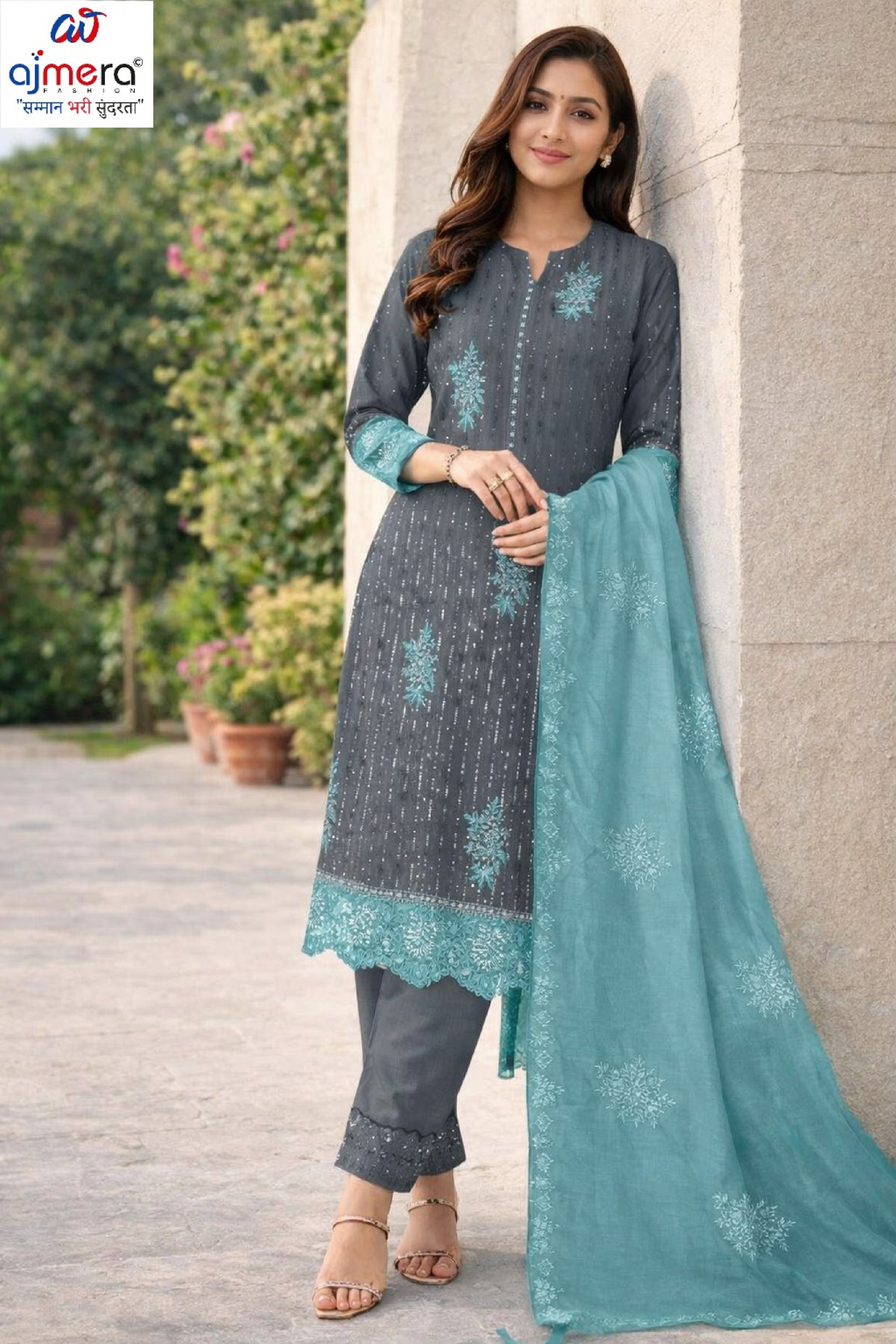 Luxury Organza Unstitched Suit Set | PCH-4620