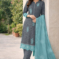 Luxury Organza Unstitched Suit Set | PCH-4620