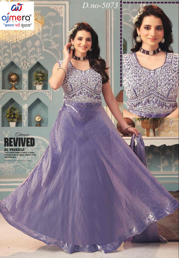 Elegant Fandy Designer Party Wear Gown for Women | SHP-5073