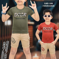 Boys T-Shirt Pant Set Wholesale in Surat | SEM-1508-1