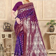 Premium Jacquard Silk Saree with Matching Blouse Piece for Ethnic Celebrations | TUL-VEERA SILK VOL-06