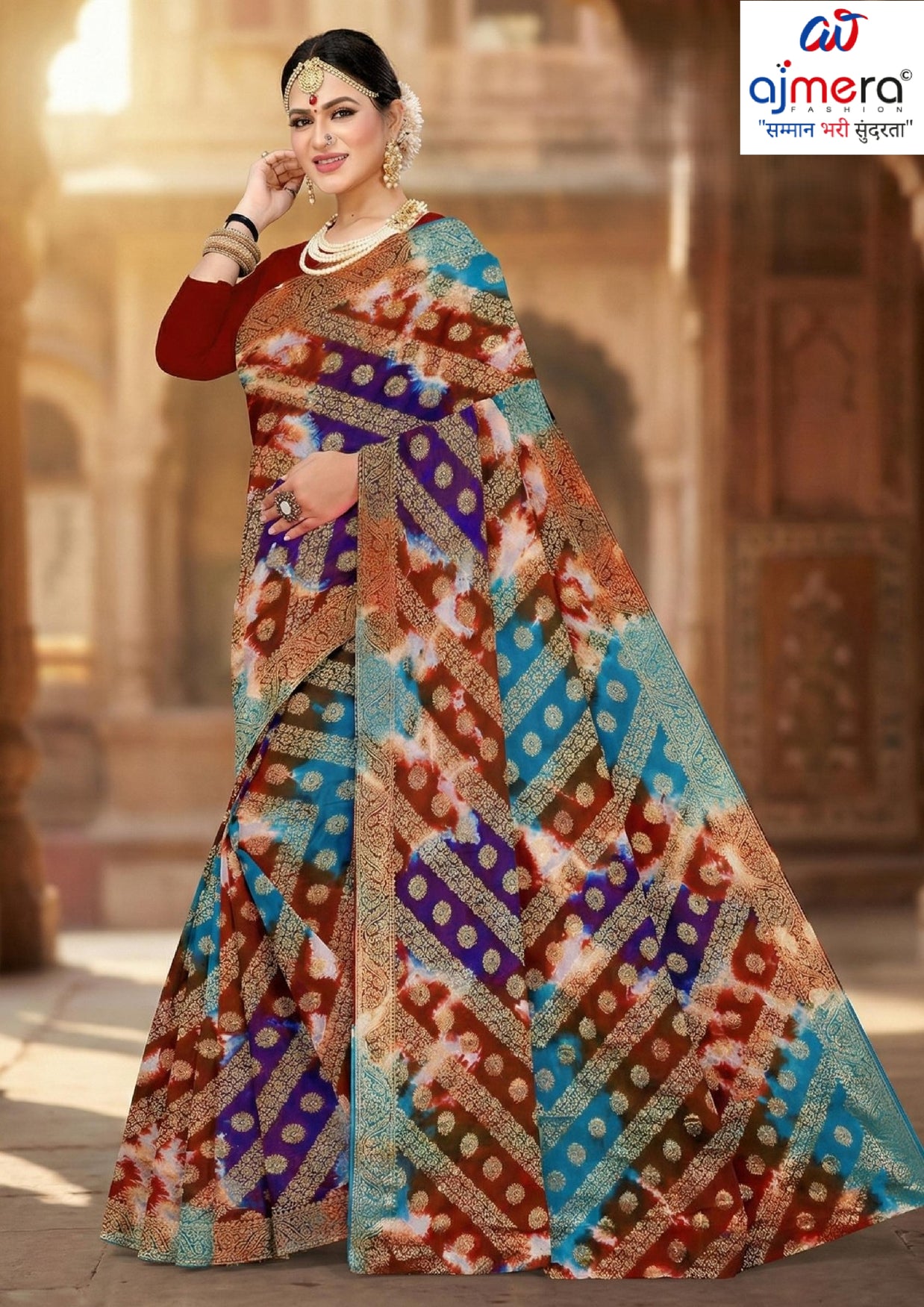 Pure Cotton Saree with Blouse Piece for Premium Ethnic and Traditional Wear | TLS-PINK LADY BP