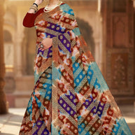 Pure Cotton Saree with Blouse Piece for Premium Ethnic and Traditional Wear | TLS-PINK LADY BP