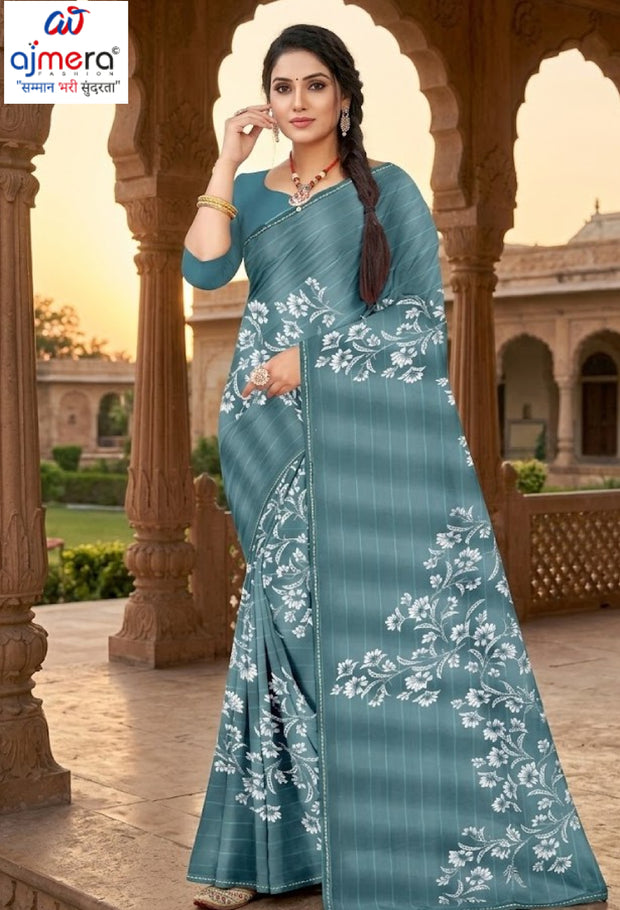 Exclusive Printed Saree with Blouse Piece for Elegant Ethnic Look | GLC-PARINDA