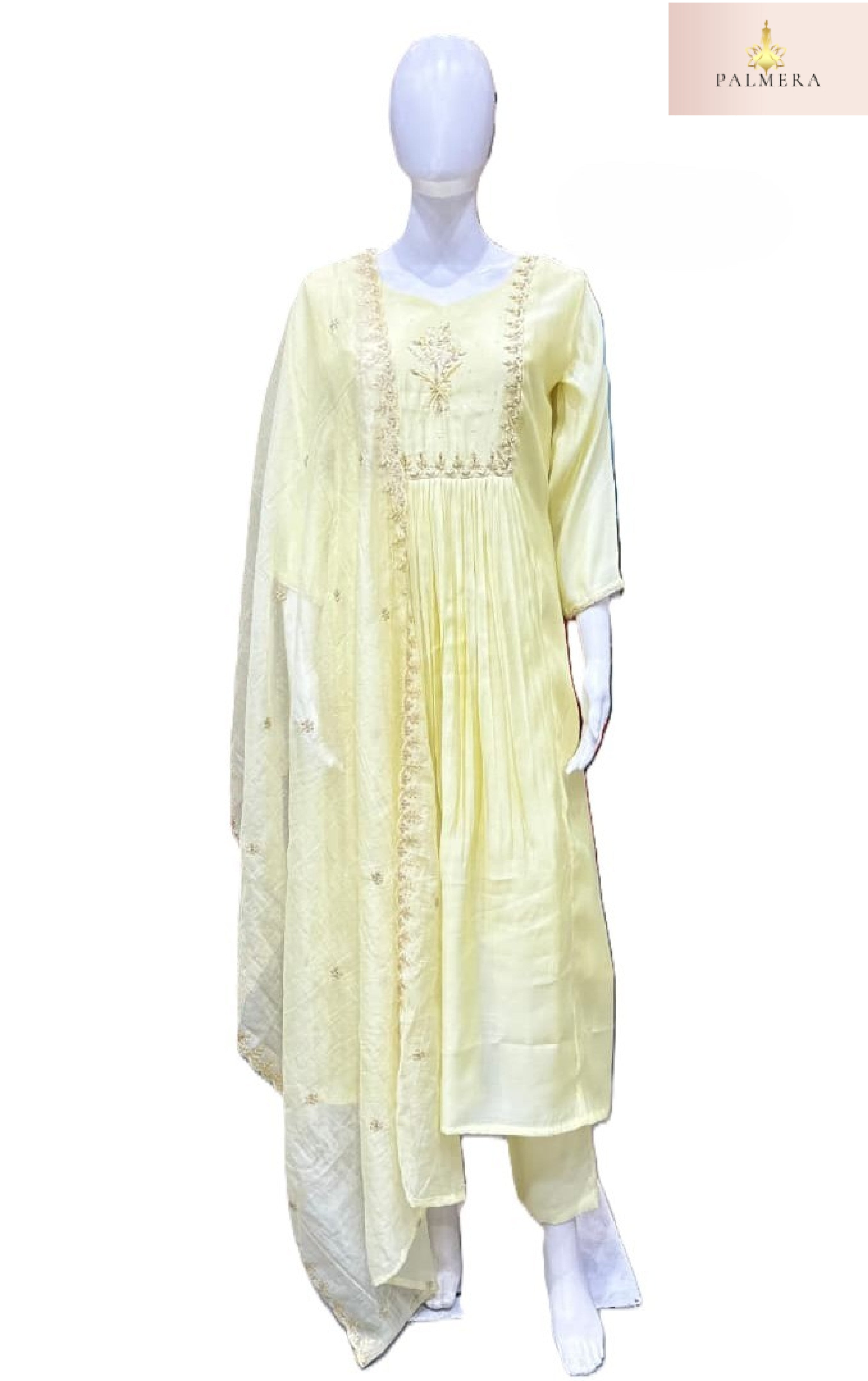 Elegant Designer Palmera Kurti Set for Women | MIK-358B