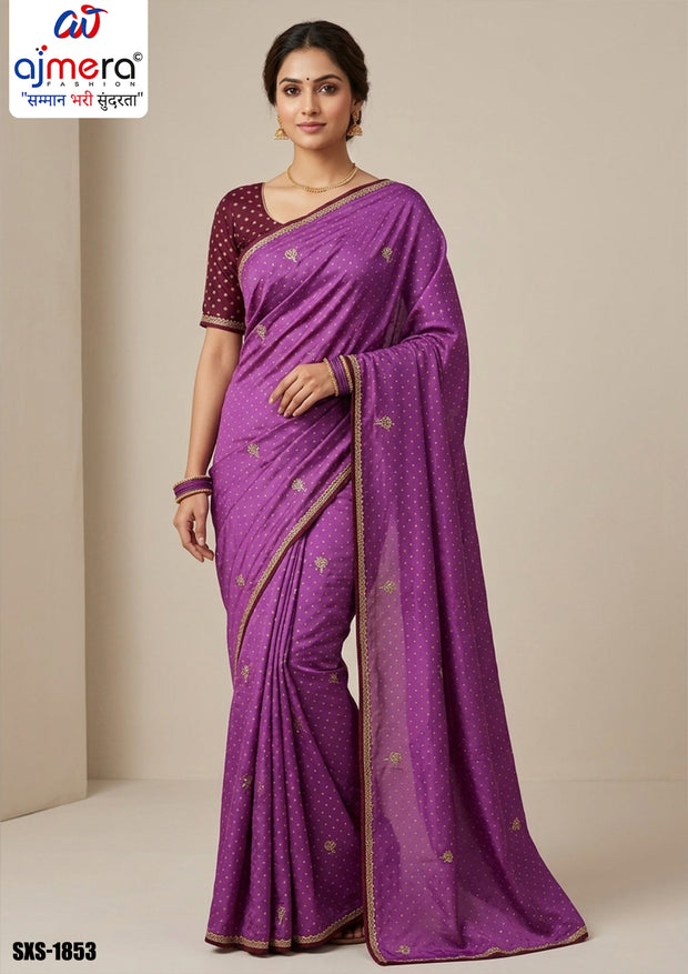 Premium Heritage Saree with Blouse Piece for Premium Ethnic and Traditional Wear | SXS-1853