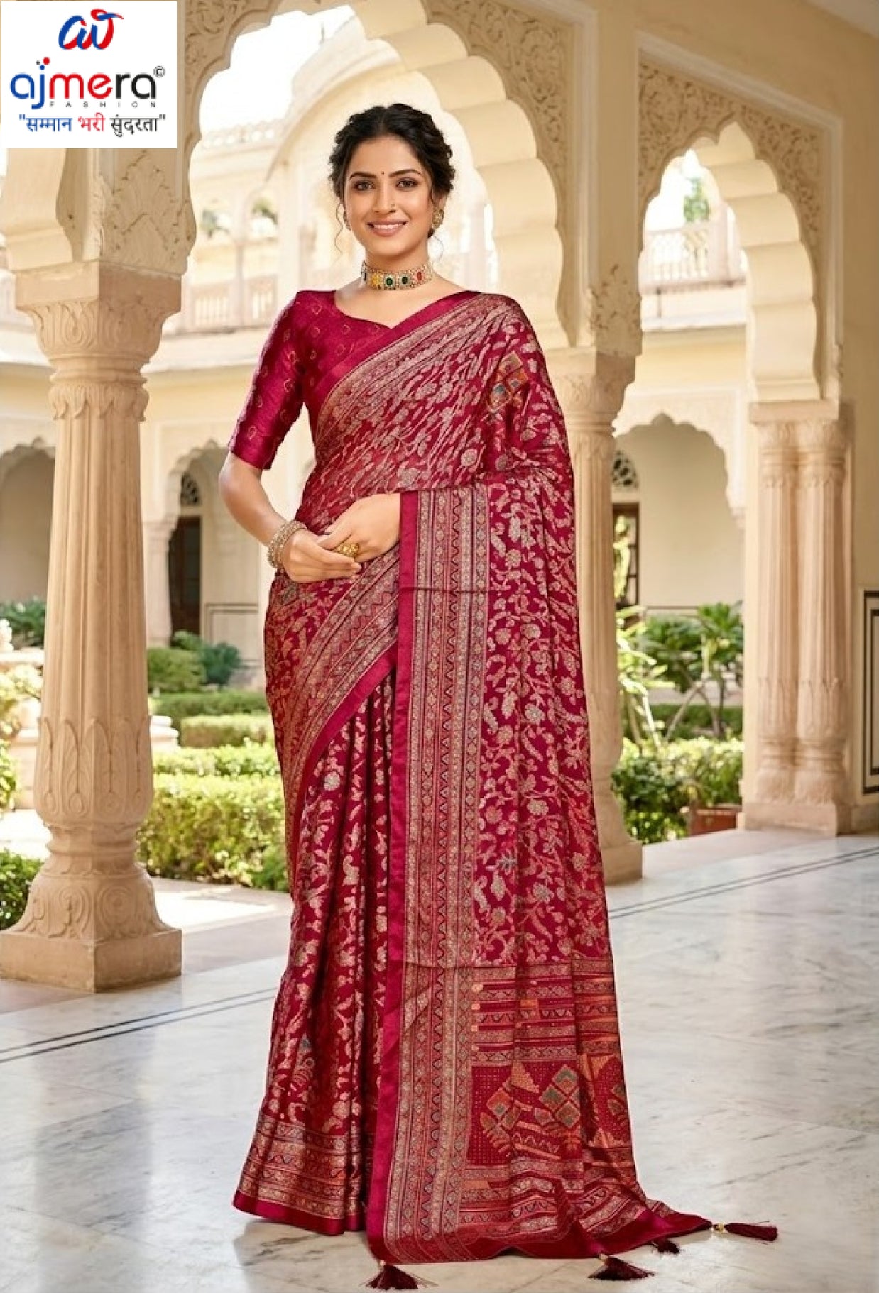 Contemporary Printed Saree with Blouse Piece for Premium Wear  | RDD-VISHAKA VOL-4