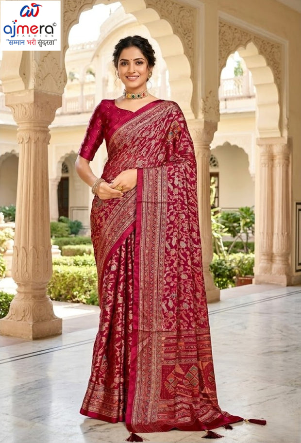 Contemporary Printed Saree with Blouse Piece for Premium Wear  | RDD-VISHAKA VOL-4