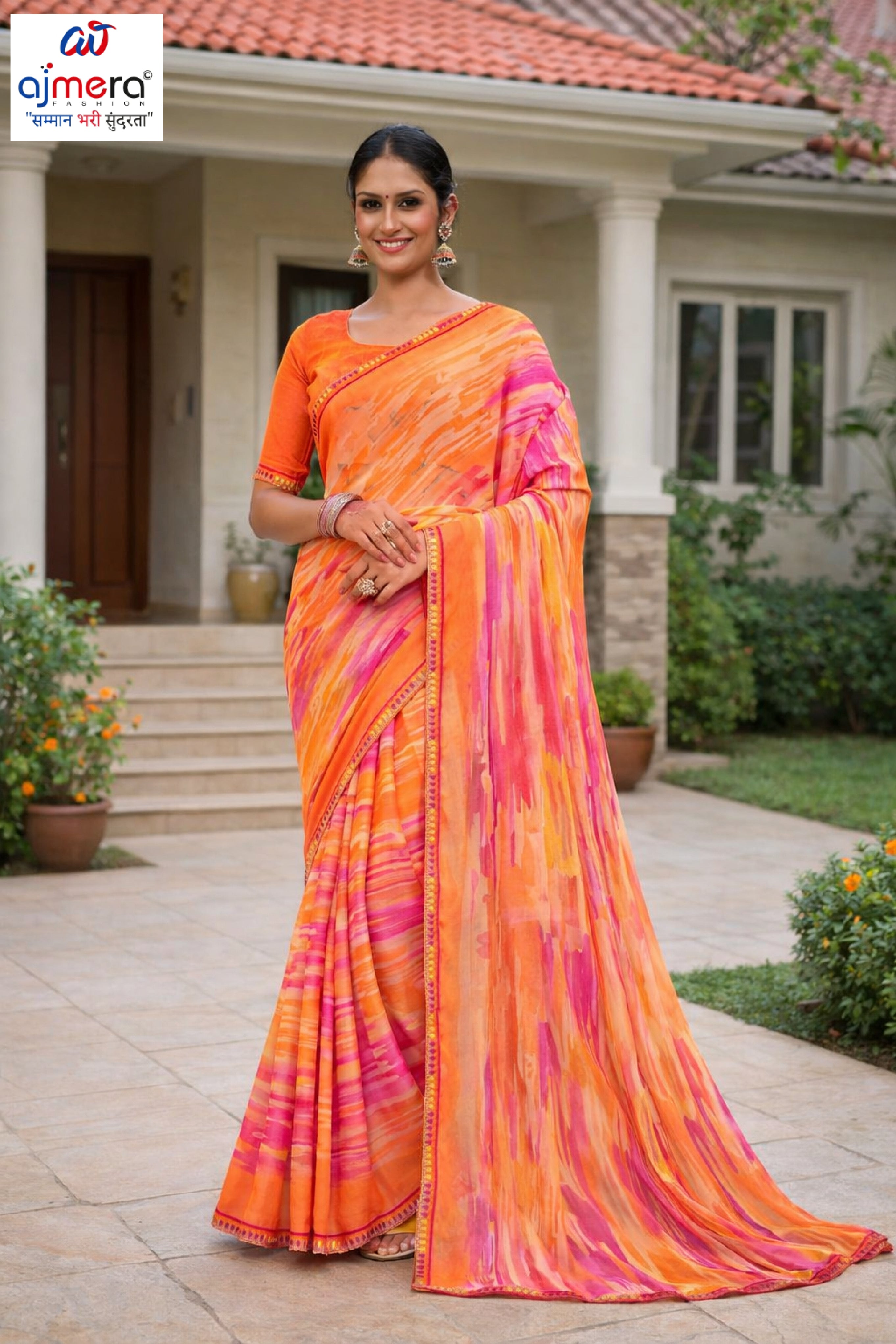 Graceful Printed Saree with Blouse Piece for Modern Ethnic Fashion  | RDD-FEMINA VOL-4
