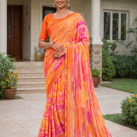 Graceful Printed Saree with Blouse Piece for Modern Ethnic Fashion  | RDD-FEMINA VOL-4