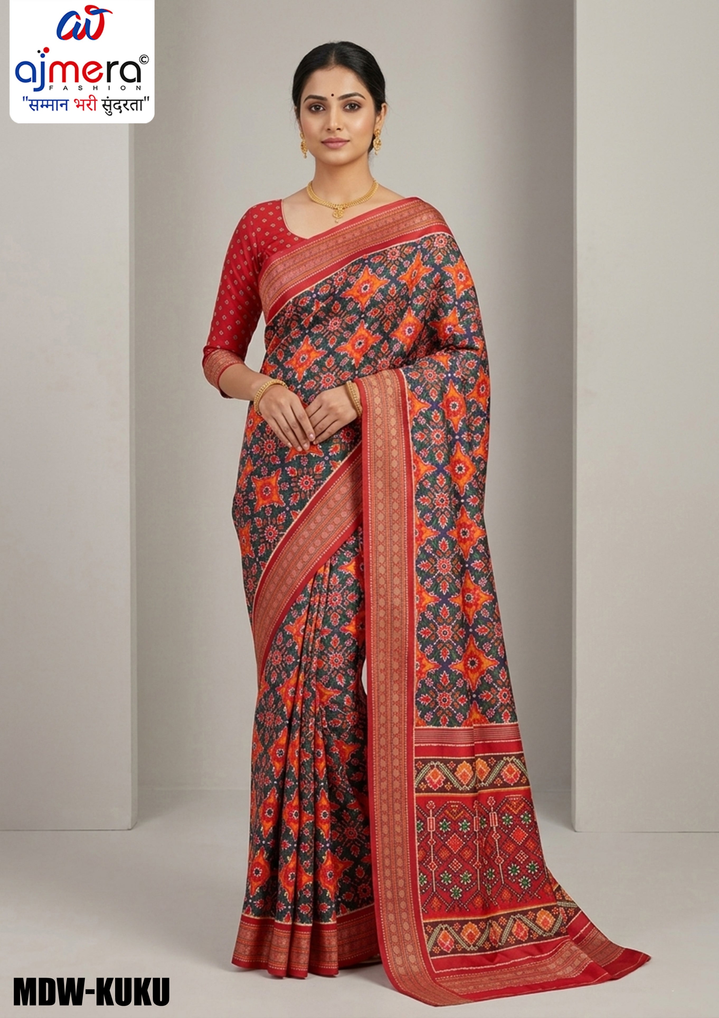Majestic Elegance Jacquard Silk Saree With Blouse Piece | MDW-KUKU
