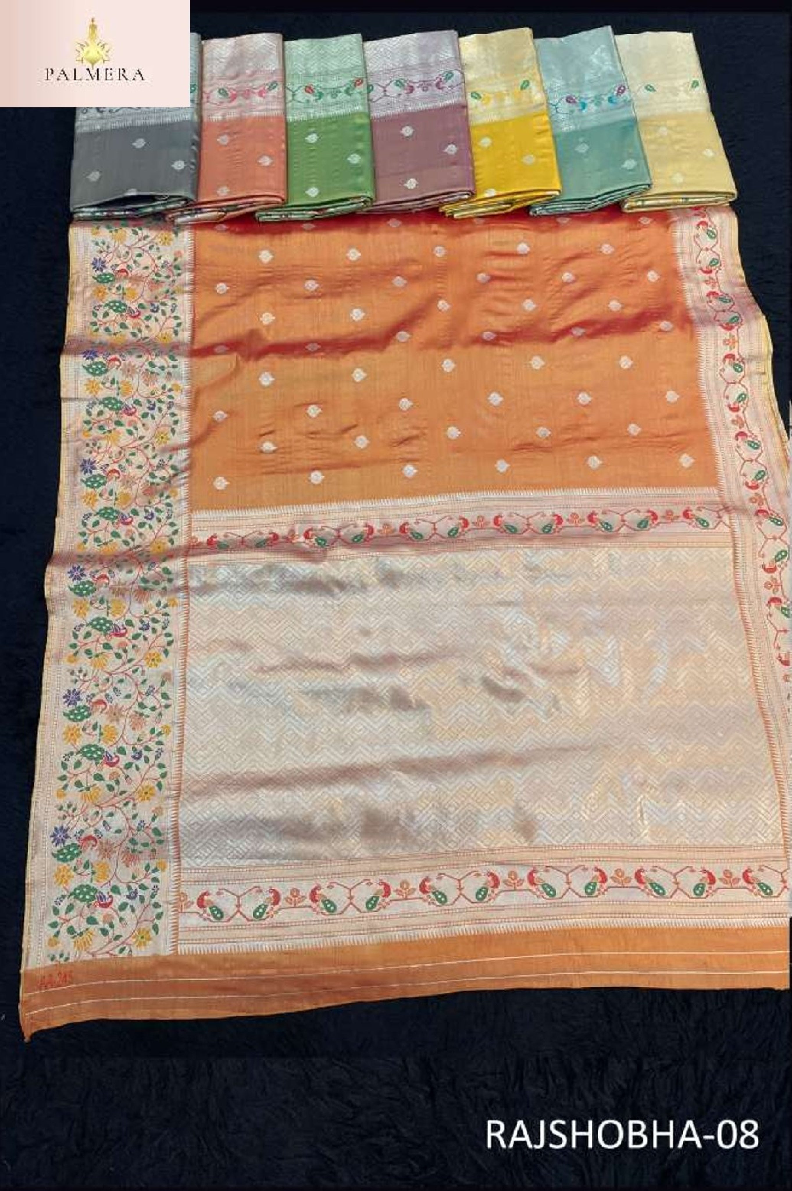Palmera Saree Wholesaler and Palmera Saree Supplier | ALL-RAJSHOBHA-08