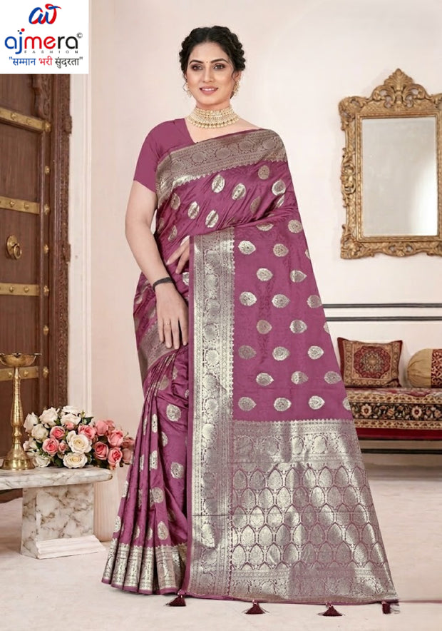 Refined Elegance Jacquard Silk Saree With Blouse Piece | TUL-MATWALI DHUN SILK