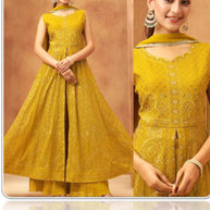 Designer Georgette Gown for Women | JNX-SIMAR18
