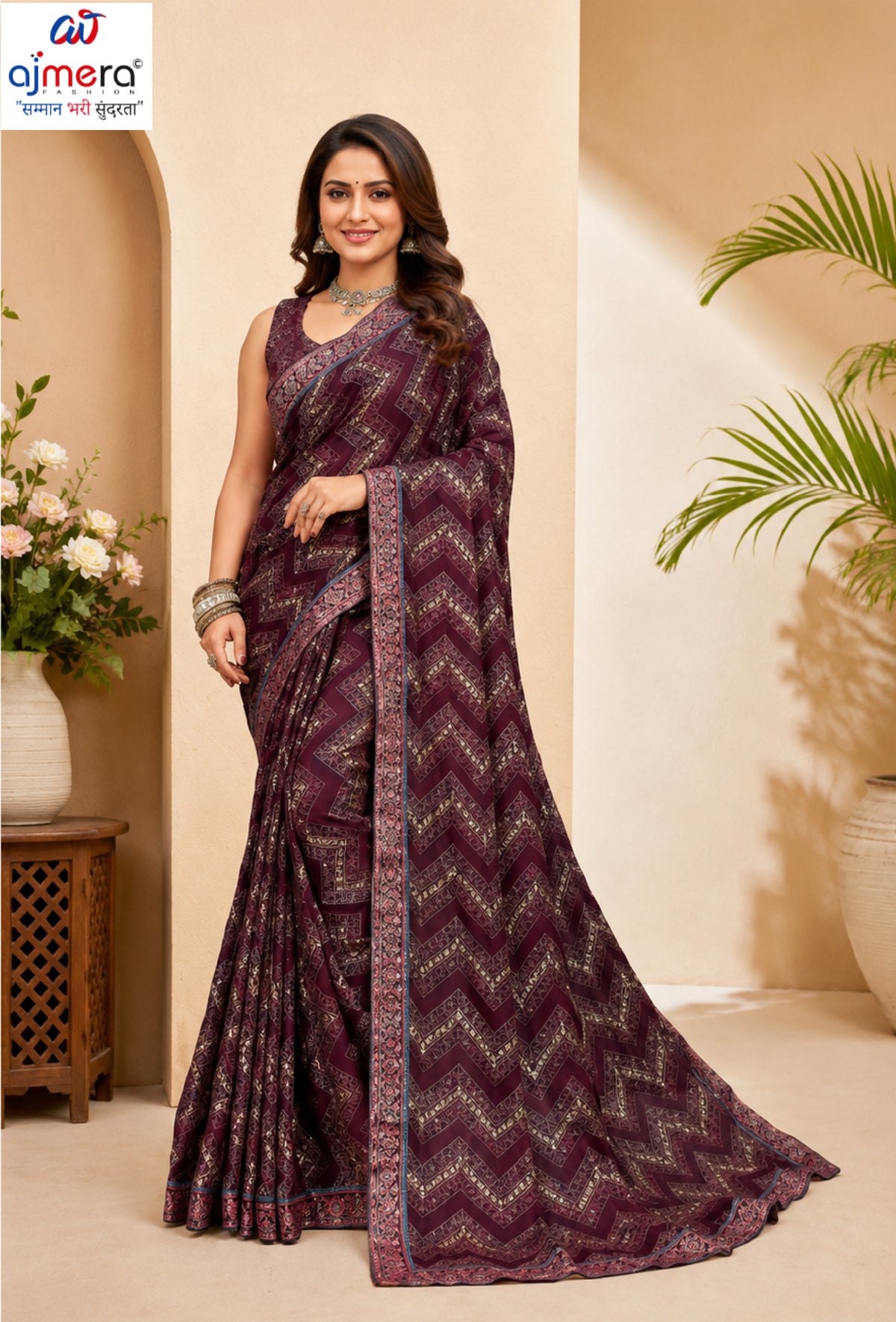 Classic Printed Saree with Blouse Piece for Timeless Traditional Style | RDD-NIKITA VOL-02