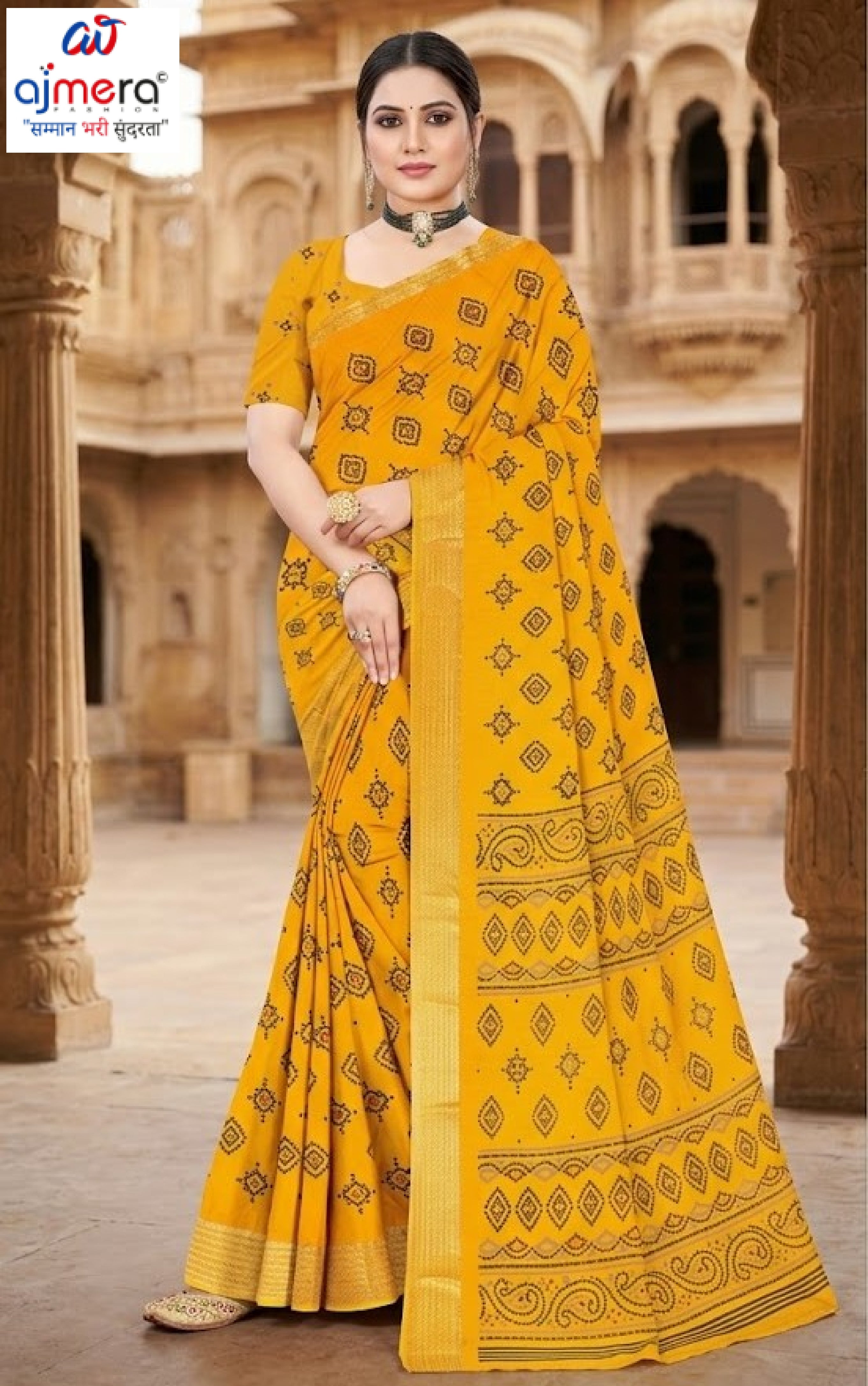 Trendy Printed Saree with Blouse Piece for Women’s Ethnic Wardrobe | GLC-KANCHI SILK