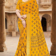 Trendy Printed Saree with Blouse Piece for Women’s Ethnic Wardrobe | GLC-KANCHI SILK