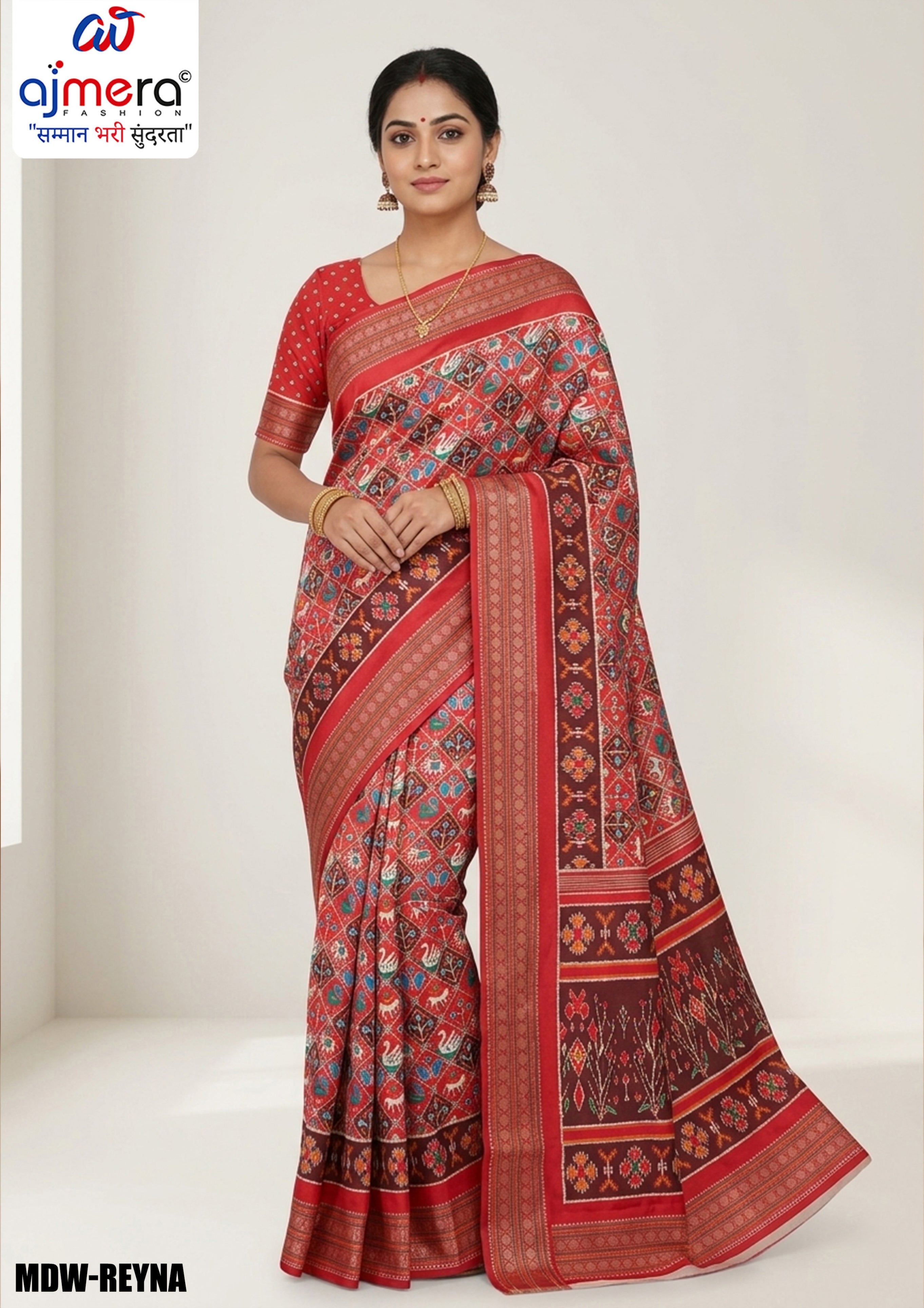 Grand Elegance Jacquard Silk Saree With Blouse Piece | MDW-REYNA