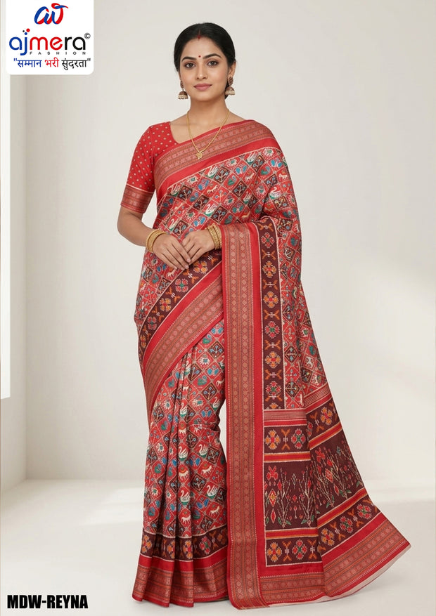 Grand Elegance Jacquard Silk Saree With Blouse Piece | MDW-REYNA