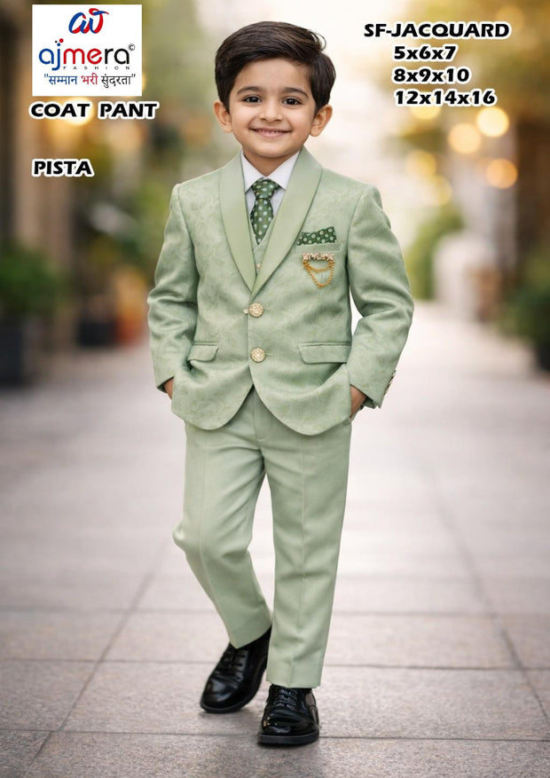 Wholesale Boys Coat Pant Set Collection | JDW-SF JACQUARD-12X16