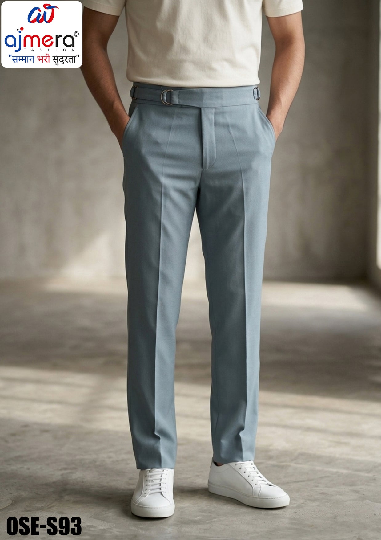 Premium Men's Formal Pant for Office & Business Wear | OSE-SR93