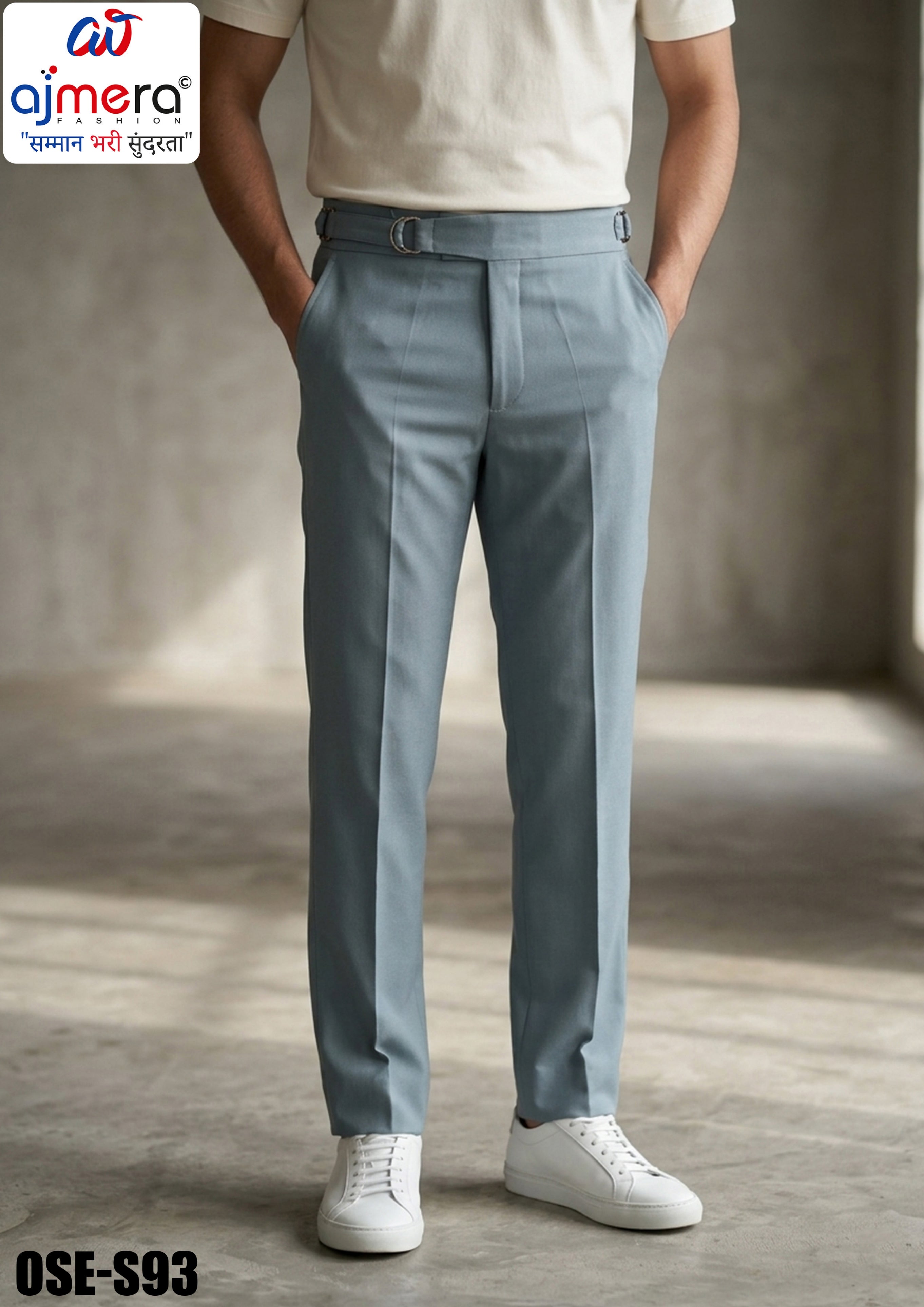 Premium Men's Formal Pant for Office & Business Wear | OSE-SR93