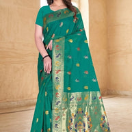 Exclusive Jacquard Silk Saree with Blouse Piece for Premium Cultural Wear | TUL-SAFARI COTTON VOL-02