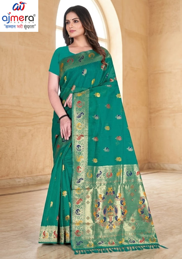 Exclusive Jacquard Silk Saree with Blouse Piece for Premium Cultural Wear | TUL-SAFARI COTTON VOL-02