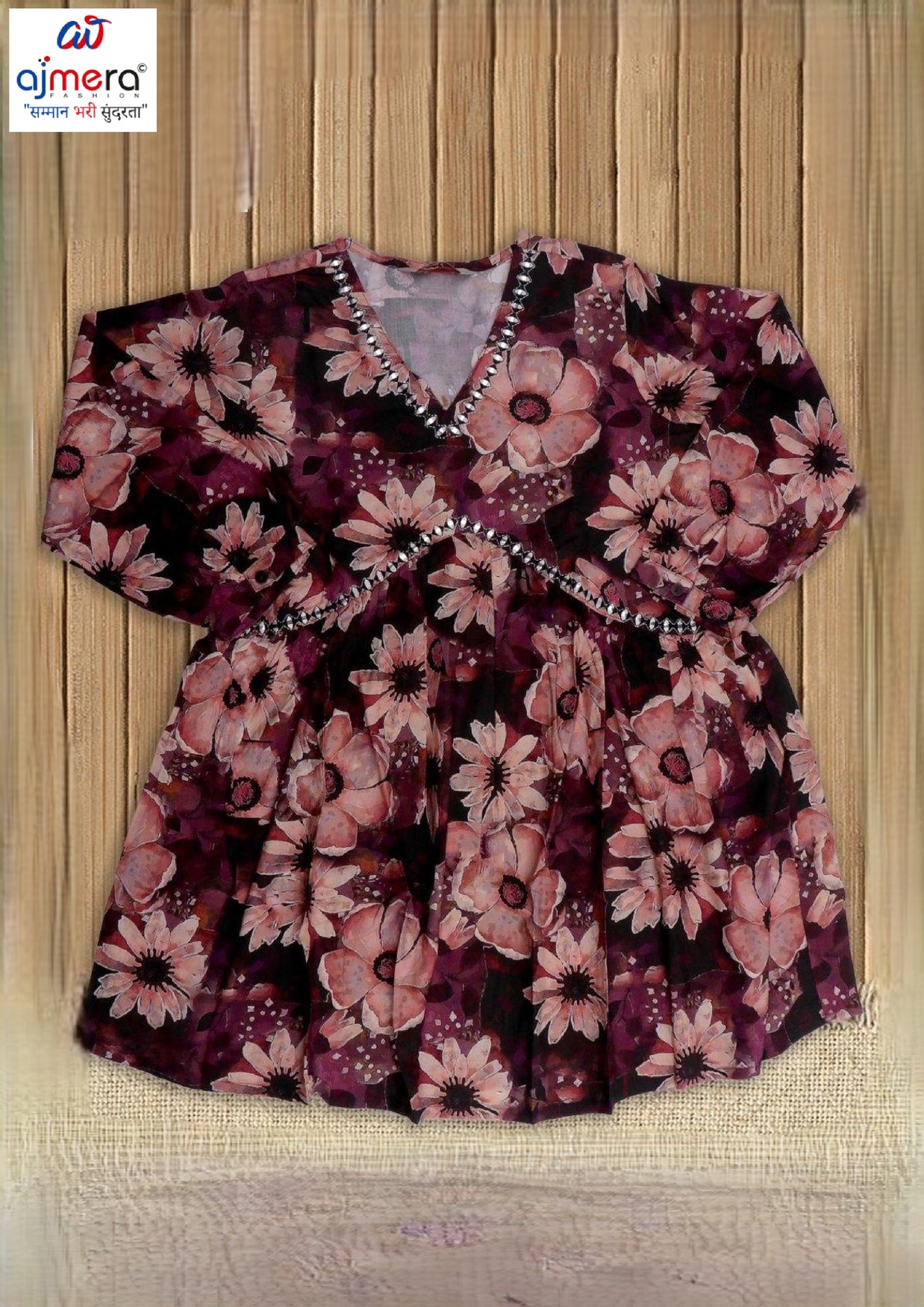 Designer Digital Print Kurti for Women | ASH-DIGITAL TOP